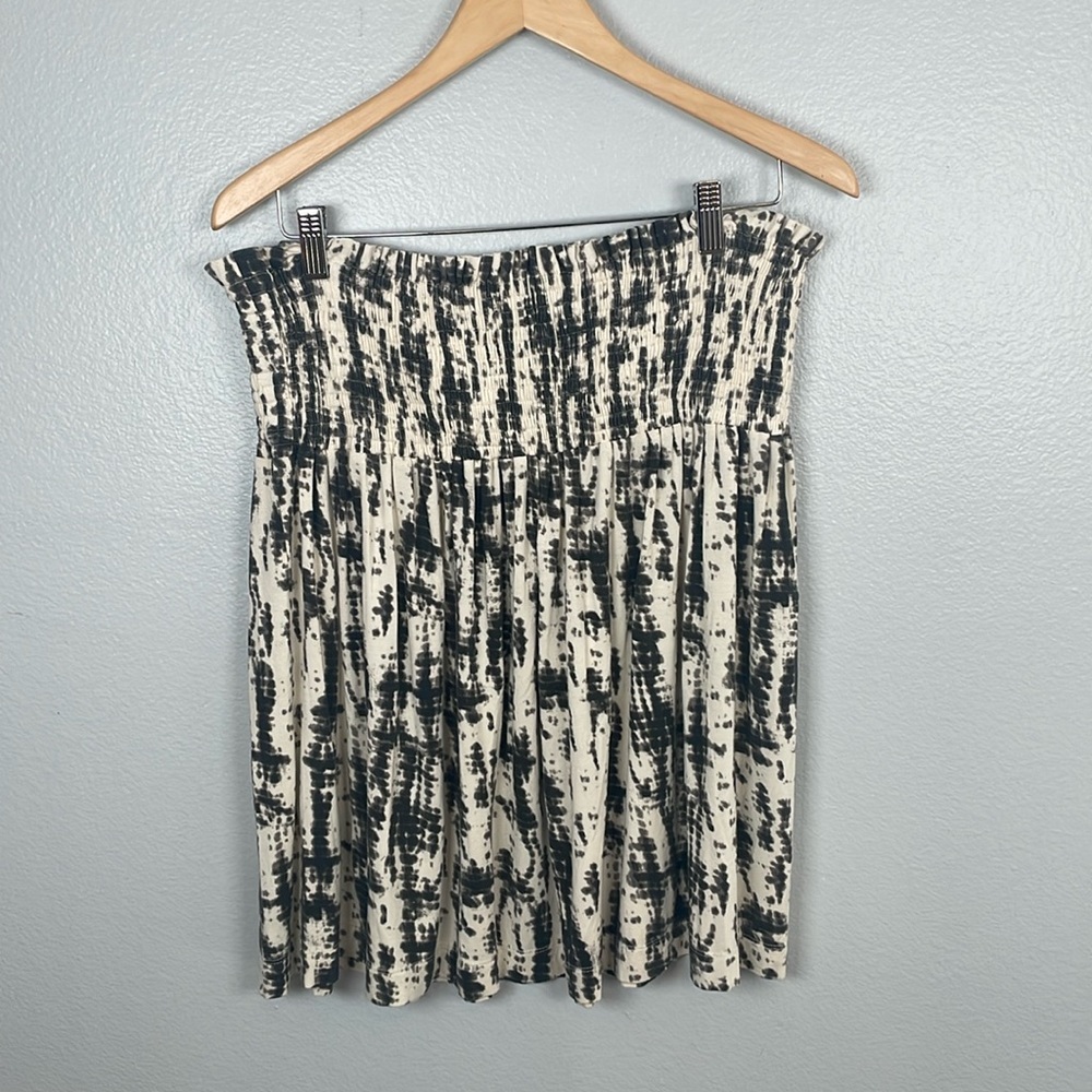 Kate Quinn | The Woods| smocked waist tie dye jersey knit pull on skirt large - Picture 1 of 6